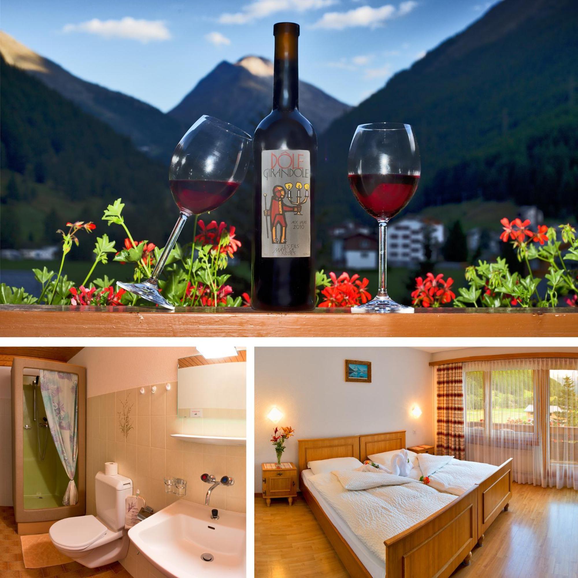Hotel Adler Saas-Grund Bagian luar foto